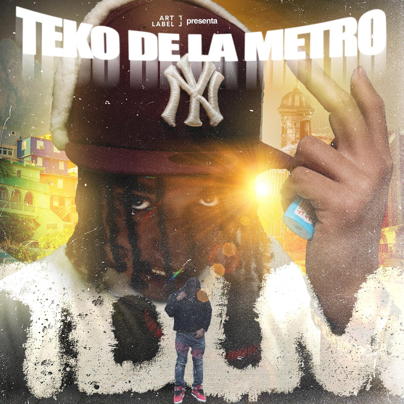 Teko De La Metro cover art featuring a gritty metro collage